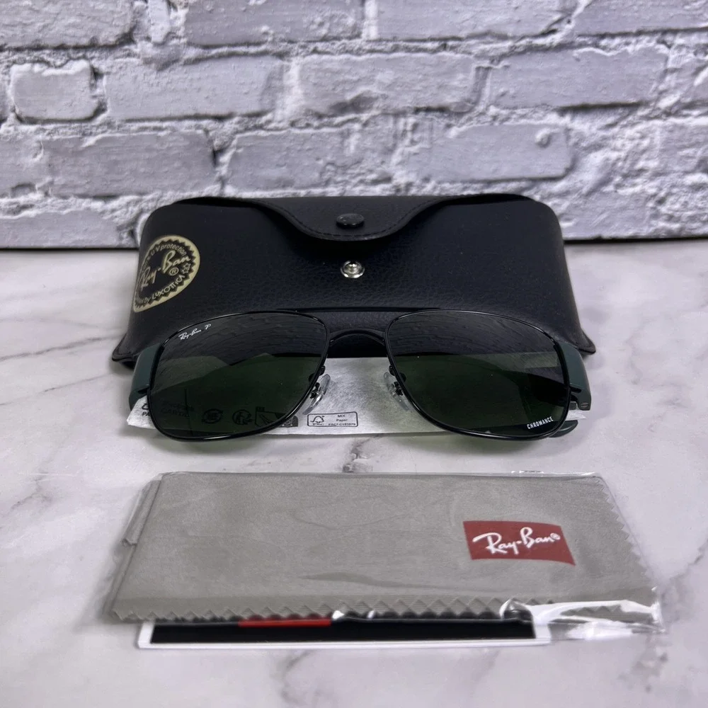 NEW Ray-Ban RB3751 Chromance Polarized Aviator Sunglasses Liteforce 5/18/140